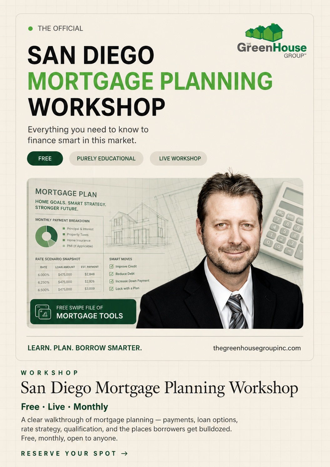 San Diego Mortgage Planning Workshop cover