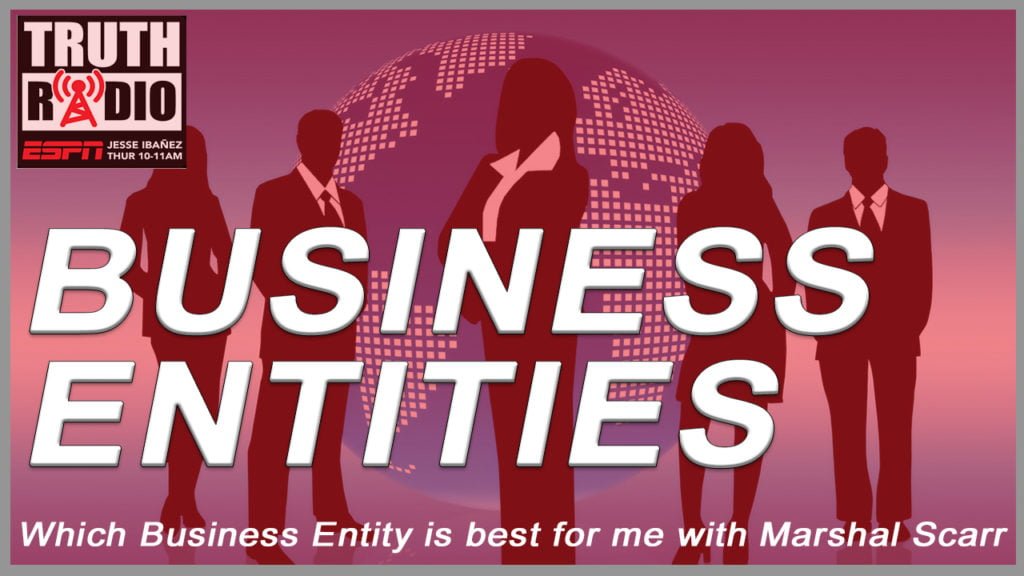 Marshal Scarr on Which Business Entity Is Best For Me?